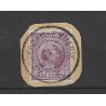 Netherlands 42 Wilhelmina "AMSTERDAM-EMMERIK 1897" large round cancel VFU/used CV  10+ €