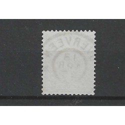 Netherlands 44 Wilhelmina "OVERVEEN 1896" large round cancel VFU/used CV  100+ €