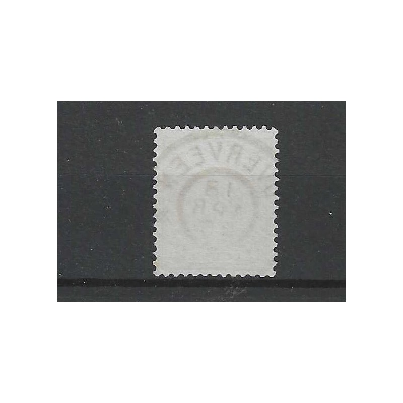 Nederland 44 Wilhelmina "OVERVEEN 1896" grootrond VFU/gebr CV  100+ €
