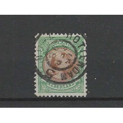 Nederland 45 Wilhelmina "ROTTERDAM-5 1898" grootrond VFU/gebr CV  45+ €