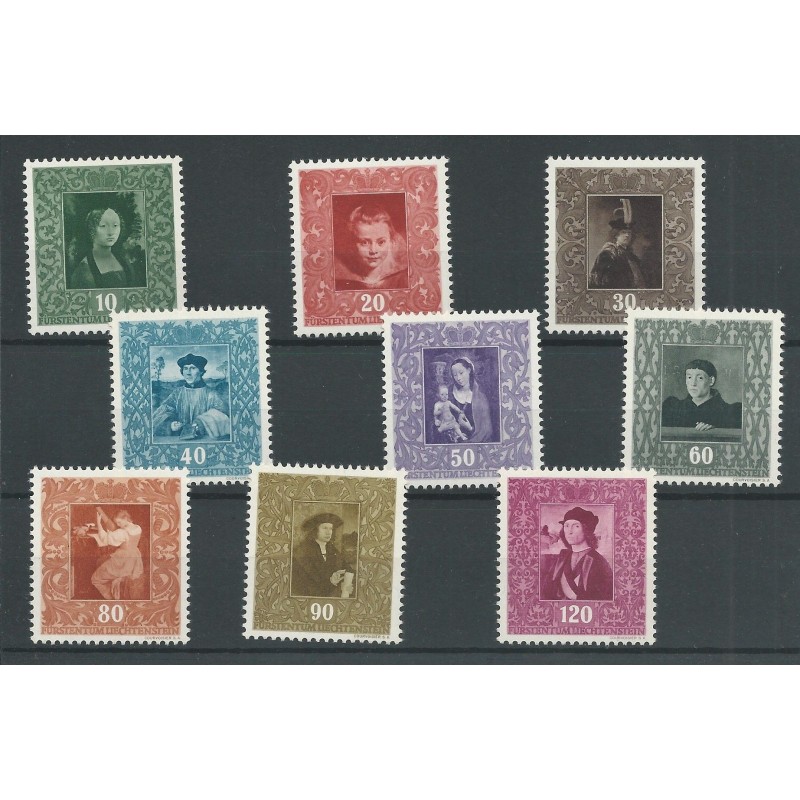 Liechtenstein  268-276  Gemälde  MNH  CV 80 €