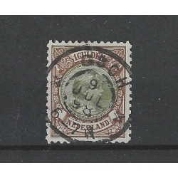 Netherlands 46 Wilhelmina "OSCH 1898" large round cancel VFU/used CV  38+ €