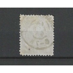 Nederland 46 Wilhelmina "GRAVENHAGE-1 1898" grootrond VFU/gebr CV  50+ €