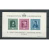 Liechtenstein  BLOCK 5  Breifmarkenausstellung  MNH  CV 160 €