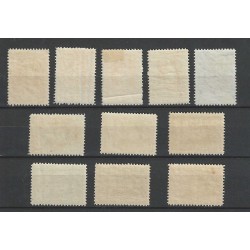 Curaçao 89/90, 92-99  Wilhelmina Wilhelmina MNH  CV 215 €