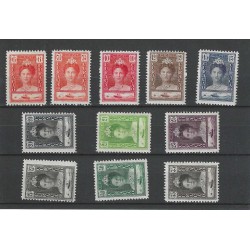 Curaçao 89/90, 92-99  Wilhelmina Wilhelmina MNH  CV 215 €