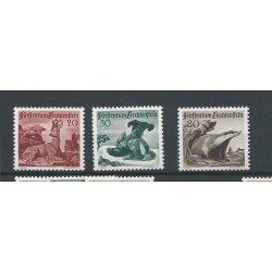 Liechtenstein  285-287 Jagd  MNH CV 90 €