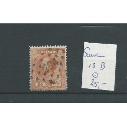 Suriname  13B  SUPERB   VFU/used CV 25 €