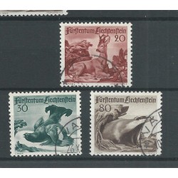 Liechtenstein  285-287 Jagd VFU/used CV 90 €