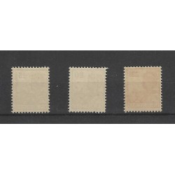Curaçao 60,63, 64  Wilhelmina  MNH  CV 35 €