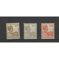 Curaçao 60,63, 64  Wilhelmina  MNH  CV 35 €