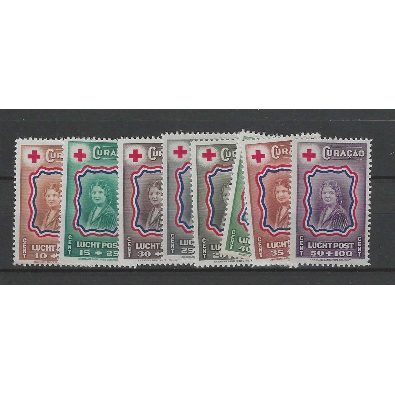 Curacao  LP45-52   Luchtpost MNH/postfris  CV 24 €