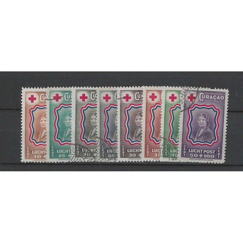 Curaçao  LP45-52   Airmail VFU/used CV 24 €