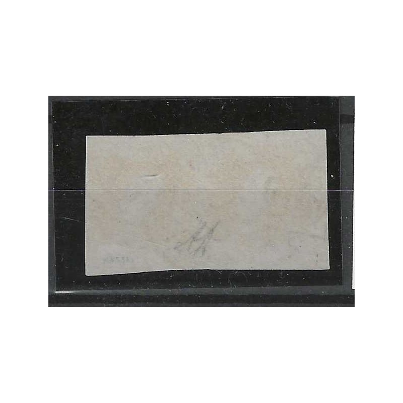 Dutch East Indies 1 Willem III pair "SAMARANG 1868" VFU/used CV 320 € EXTREMELY FINE !!