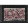 Dutch East Indies 1 Willem III pair "SAMARANG 1868" VFU/used CV 320 € EXTREMELY FINE !!