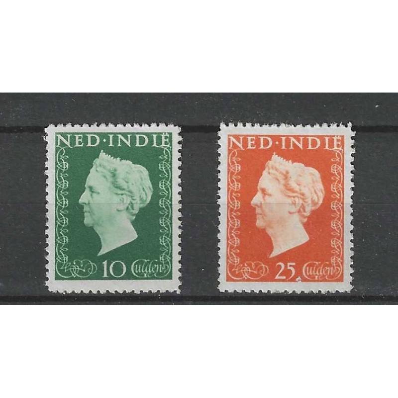 Dutch East Indies  337-346 Wilhelmina  MNH  CV 120 €