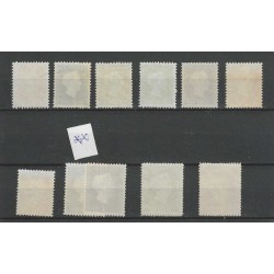 Dutch East Indies  337-346 Wilhelmina  MNH  CV 120 €