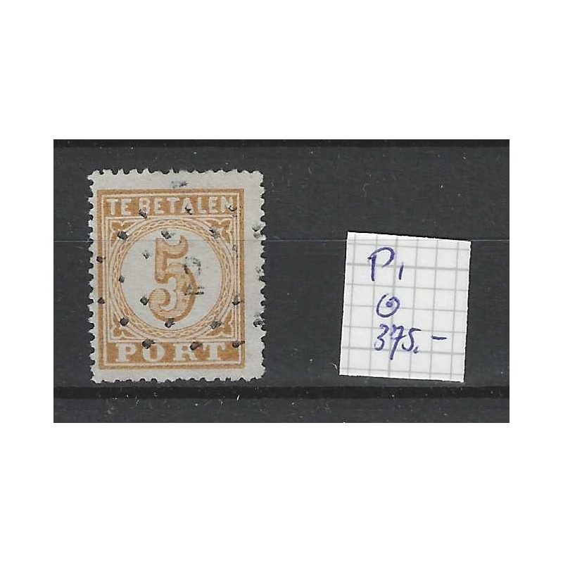 Nederland 50 "MODDERGAT" stempels VFU/gebr CV ?? €