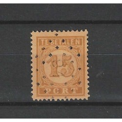 Dutch East Indies  P3 Postage due 1874 with numeral dot cancel 91  VFU/used CV 30++ €