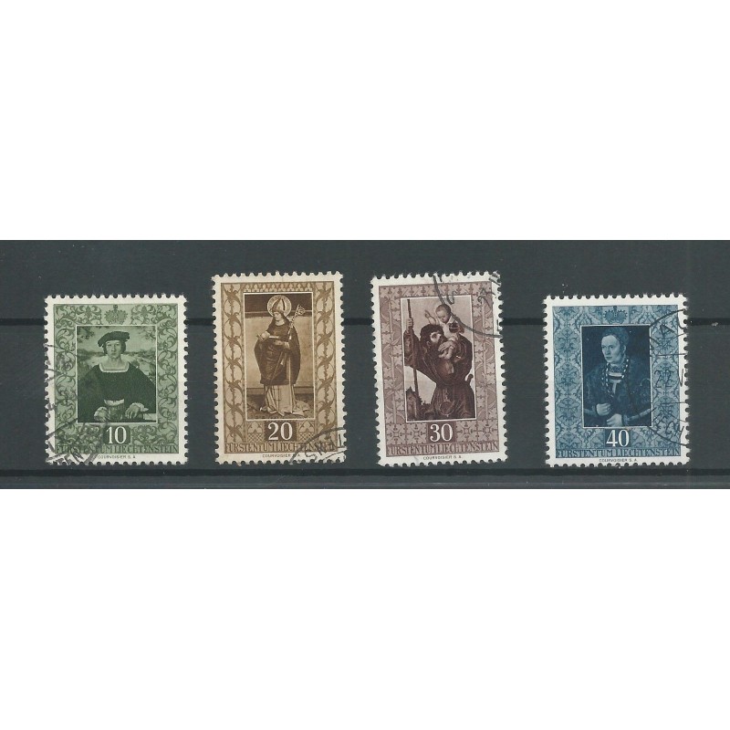 Liechtenstein  311-314 Gemälde  VFU/used  CV 100 €