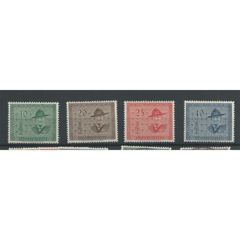 Liechtenstein  315-318 Pfadfinderkonferenz  MNH  CV 64 €