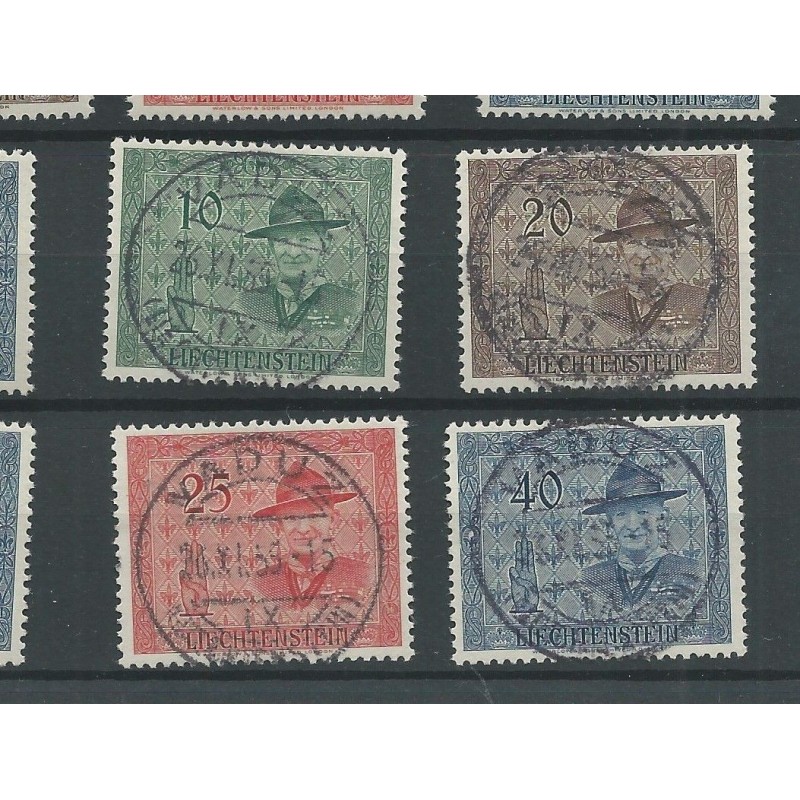 Liechtenstein  315-318 Pfadfinderkonferenz  VFU/used  CV 64 €
