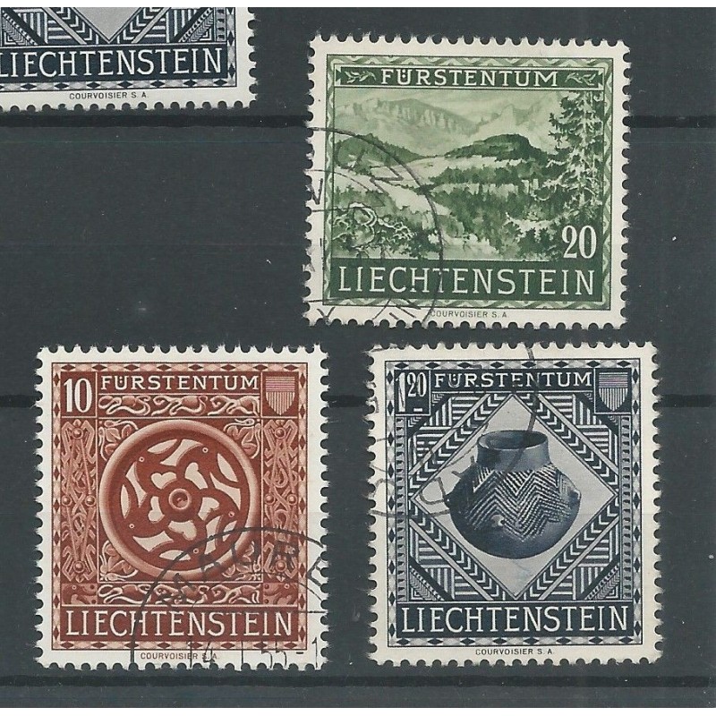 Liechtenstein  319-321 Landesmuseum  VFU/used  CV 90 €