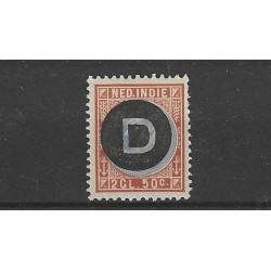 Ned. Indie  D7  Dienst  MH/ongebr CV 82 €