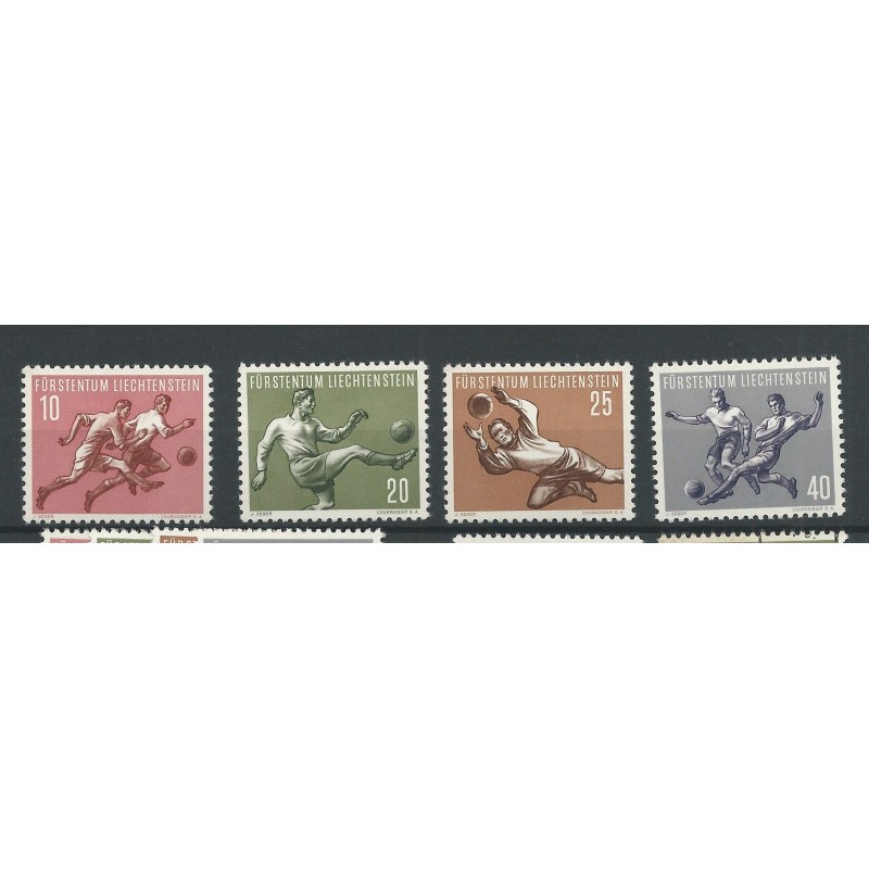 Liechtenstein  322-325 Sport MNH/postfris  CV 64 €