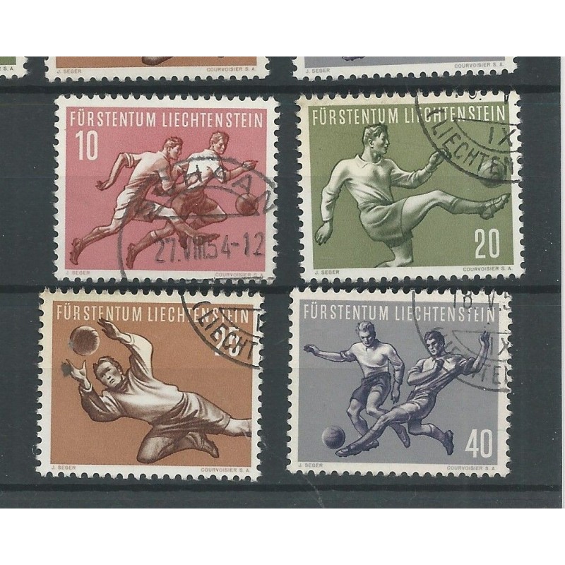 Liechtenstein  322-325 Sport VFU/used  CV 64 €
