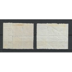 Netherlands 82-83 block of 4 MH and MNH CV 100++ € lees svp