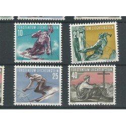 Liechtenstein  334-337 Sport  VFU/used CV 39 €