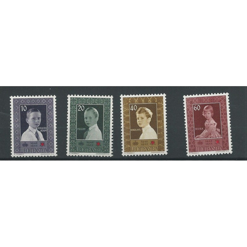 Liechtenstein  338-341 Rotes Kreuz  MNH/postfris  CV 32 €