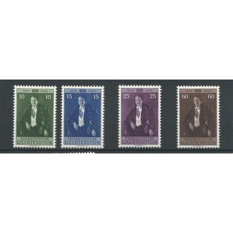 Liechtenstein  348-351 Franz Josef II  MNH/postfris   CV 24 €