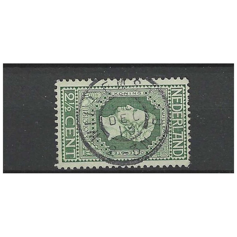 Netherlands 90 Jubilee "WILLEMSTAD 1913" large round cancel VFU/used