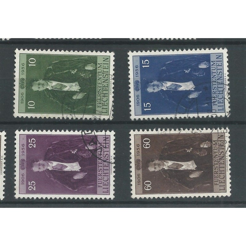Liechtenstein  348-351 Franz Josef II  VFU/used  CV 14 €