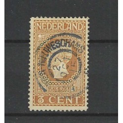 Netherlands 91 Jubilee "HARLINGEN-NIEUWE SCHANS 1915" large round cancel VFU/used