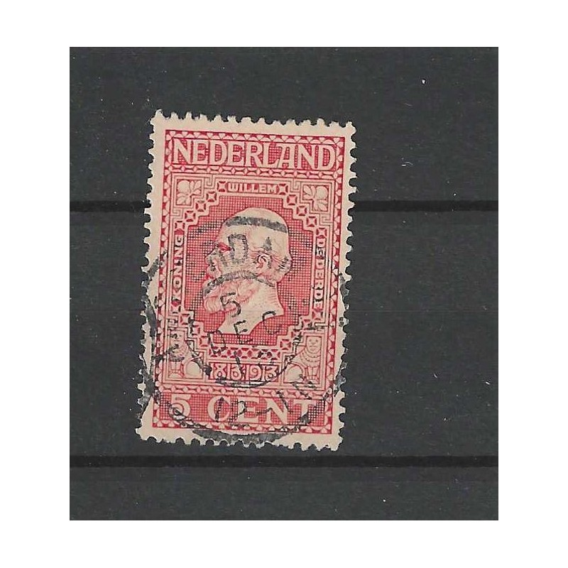 Netherlands 92 Jubilee "AMSTERDAM-11  1913" large round cancel VFU/used