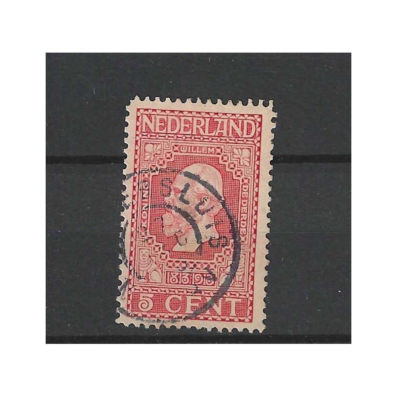 Netherlands 92 Jubilee "NIEUWERSLUIS 1913" large round cancel VFU/used