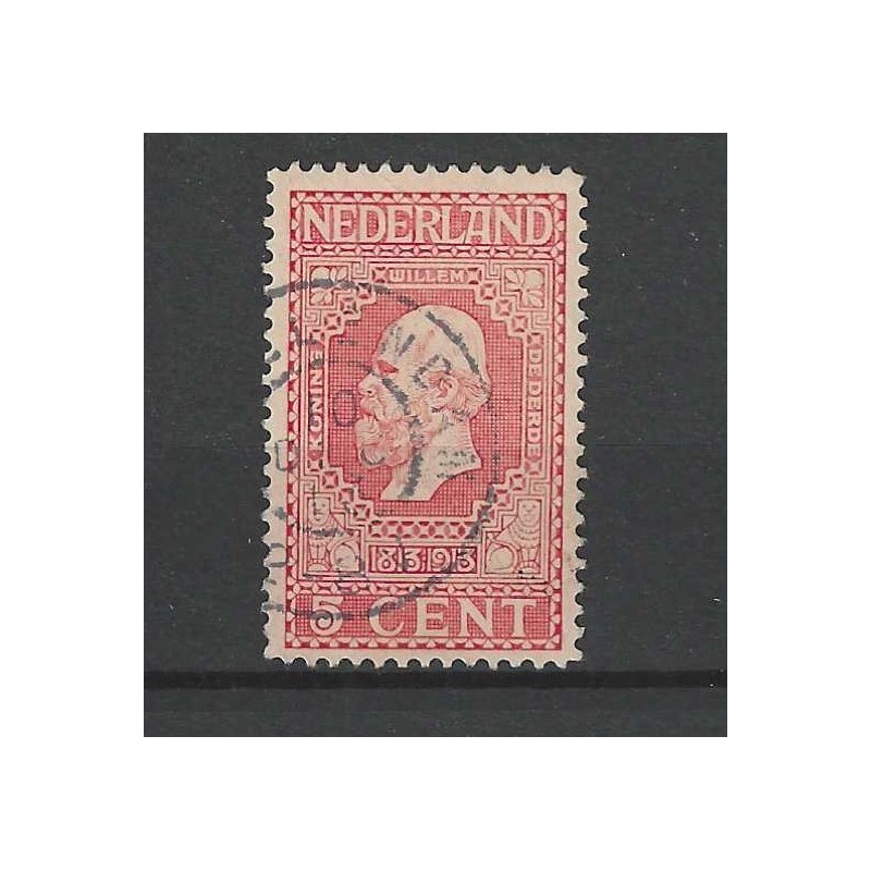Netherlands 92 Jubilee "STELLENDAM 1914" large round cancel VFU/used