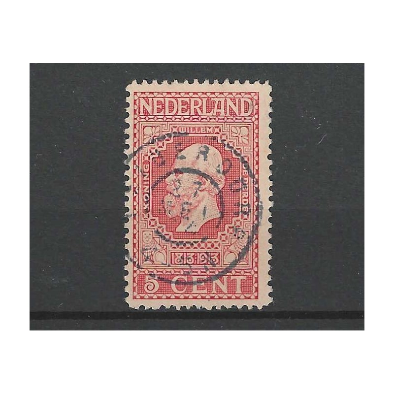 Netherlands 92 Jubilee "LEIDERDORP 1914" large round cancel VFU/used