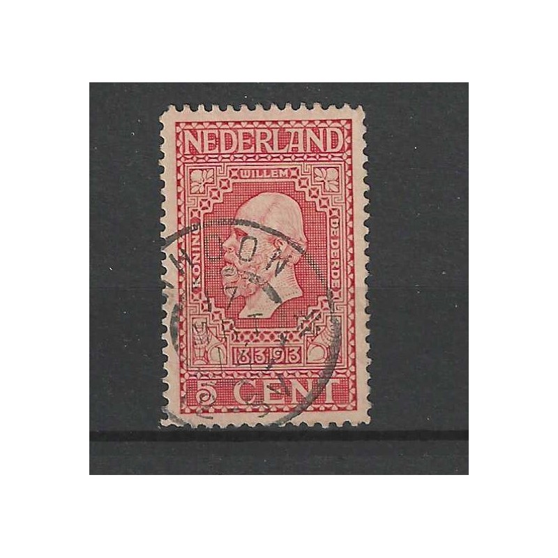 Nederland 92 Jubileum "RHOON 1914" grootrond VFU/gebruikt