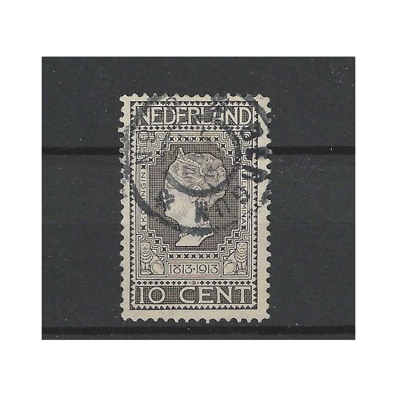 Nederland 93 Jubileum "BERGUM 1914" grootrond VFU/gebruikt