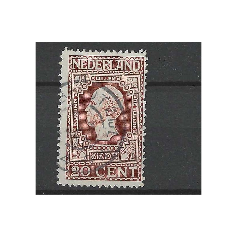 Netherlands 95 Jubilee "OUDEBILDTZIJL 1914" large round cancel VFU/used