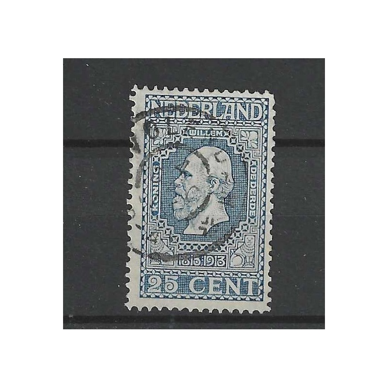 Netherlands 96 Jubilee "VOLENDAM 1913" large round cancel VFU/used