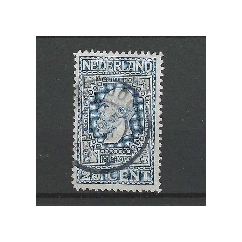 Netherlands 96 Jubilee "HOOGWOUD 1913" large round cancel VFU/used