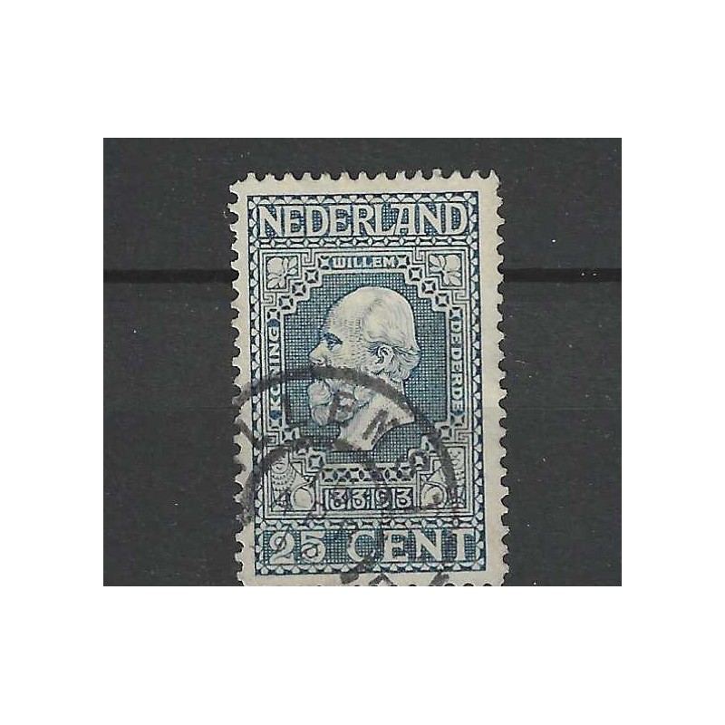 Netherlands 96 Jubilee "WILLEMSTAD  1914" large round cancel VFU/used