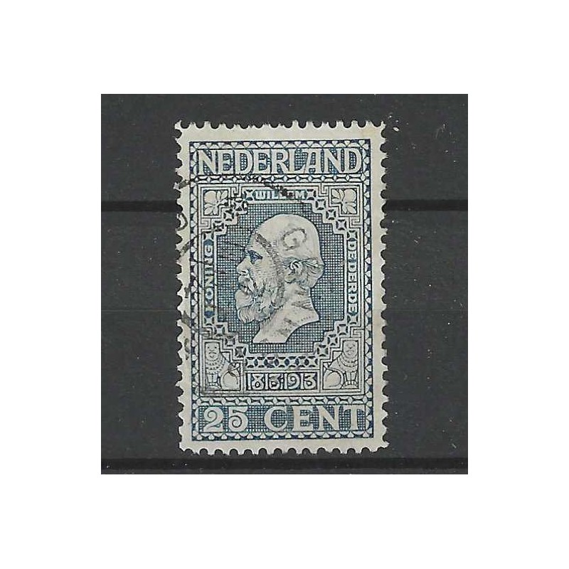 Netherlands 96 Jubilee "GENNEP  1914" large round cancel VFU/used