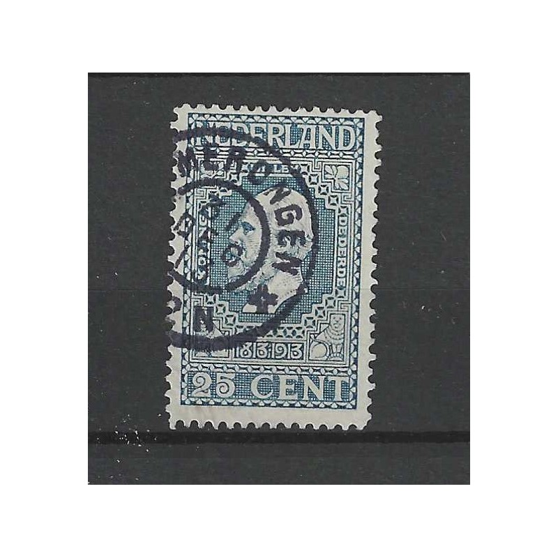 Nederland 96 Jubileum "AMERONGEN 1913" grootrond VFU/gebruikt