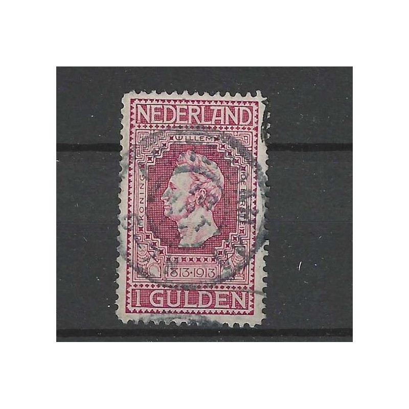 Nederland 98 Jubileum "AMSTERDAM-14 1914" grootrond VFU/gebruikt